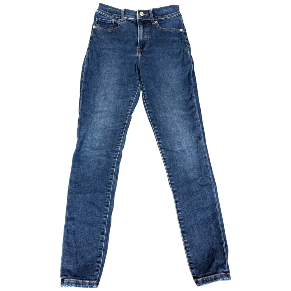 Express Size 2R Women's Jeans Denim Ankle Legging High-Rise Skinny‎ 26x26 Y2K